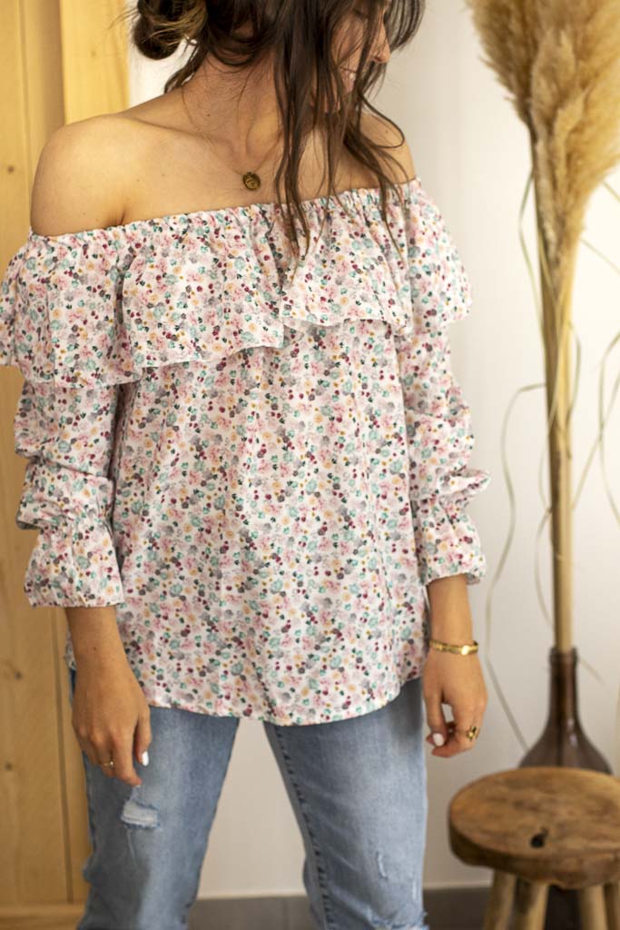 Blouse AGNES blanche