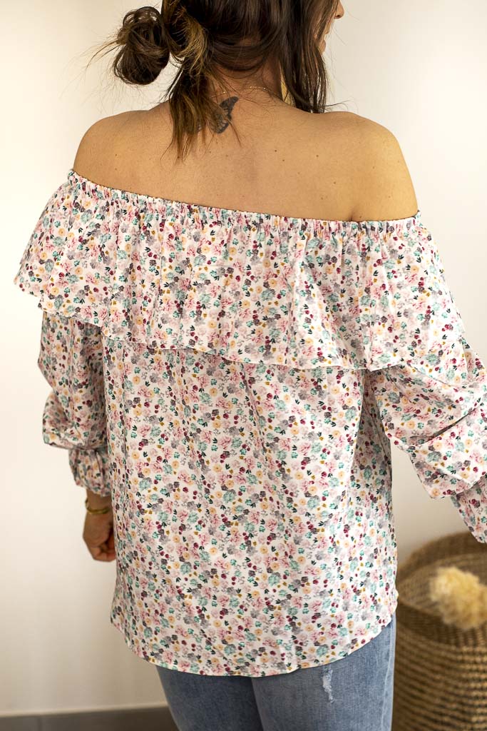Blouse AGNES blanche