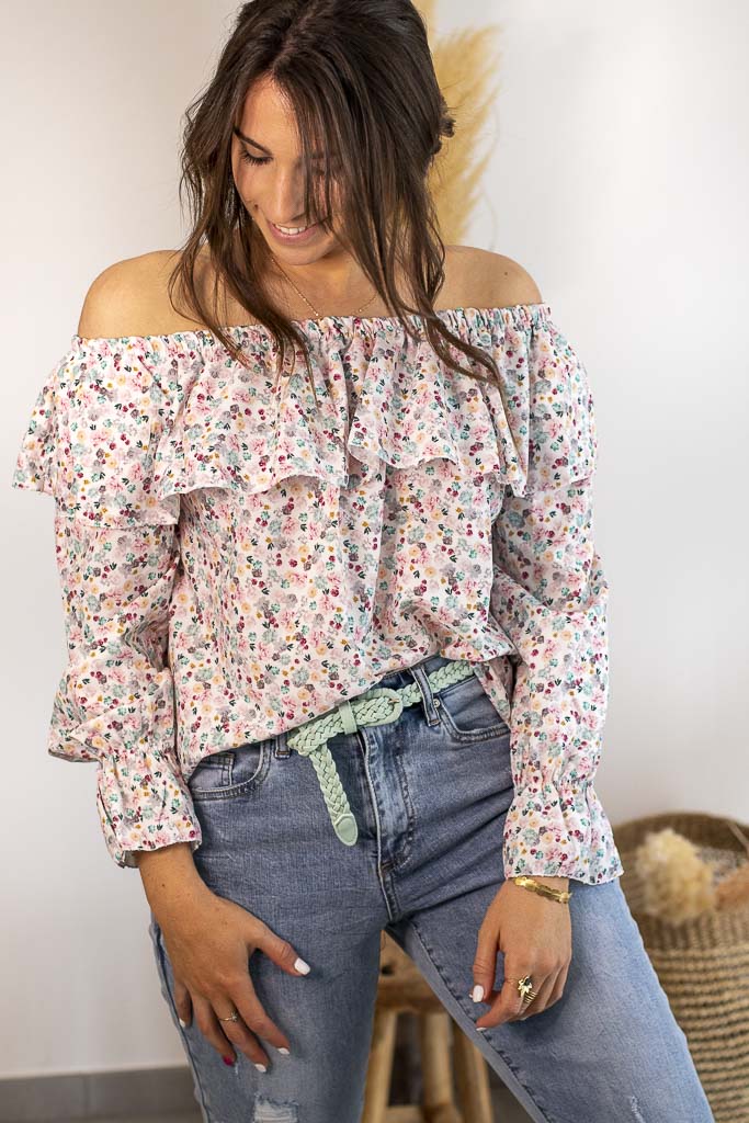 Blouse AGNES blanche