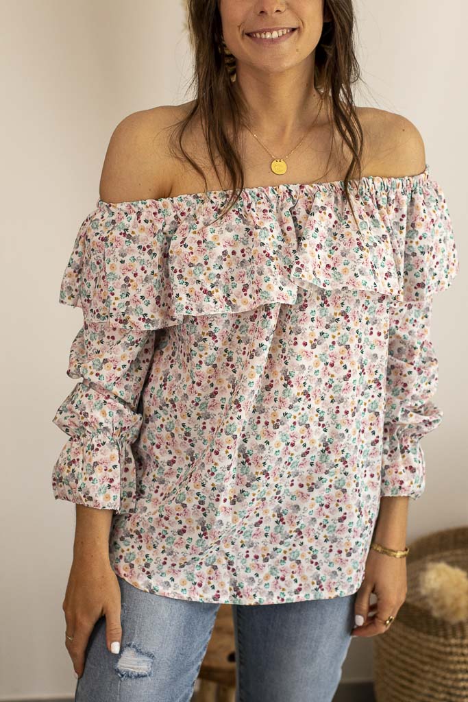 Blouse AGNES blanche