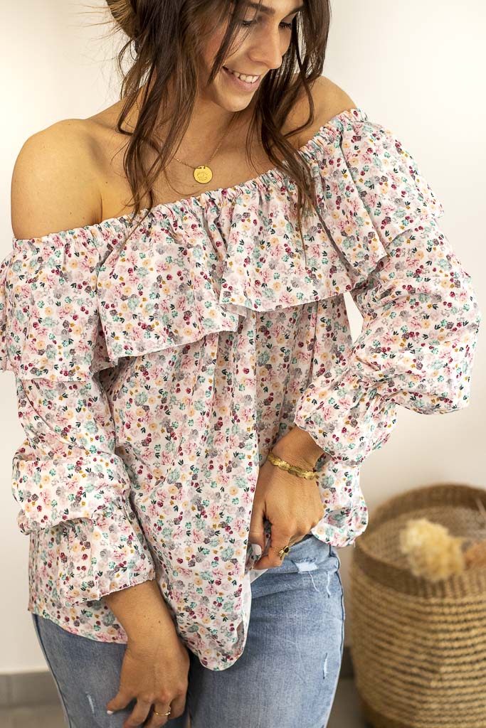 Blouse AGNES blanche