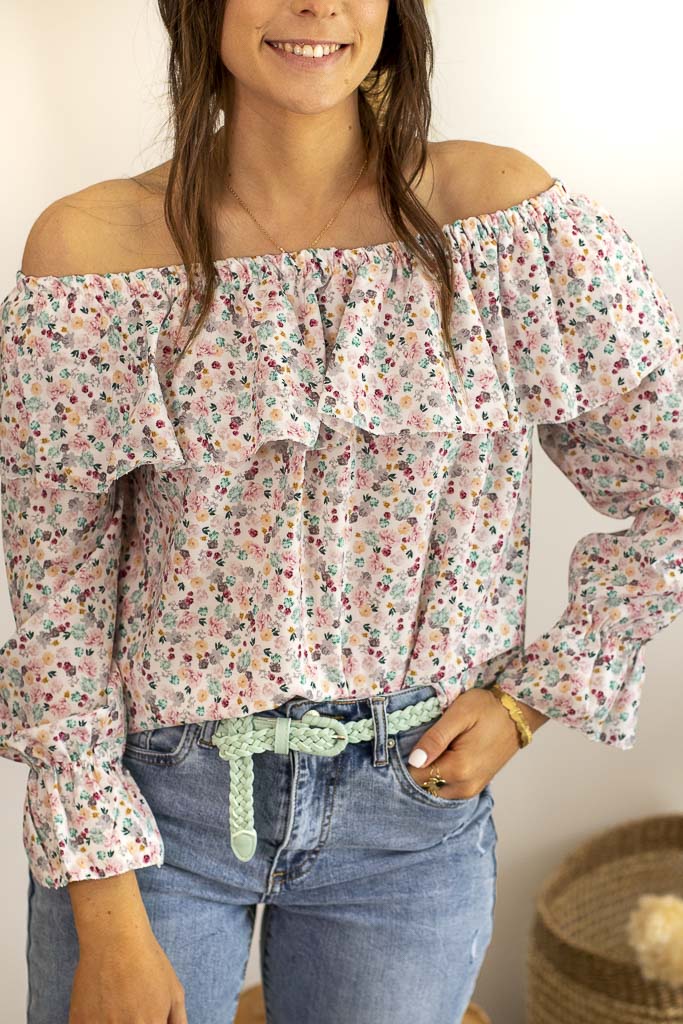 Blouse AGNES blanche