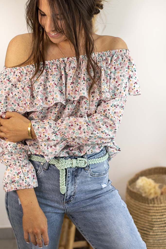 Blouse AGNES blanche