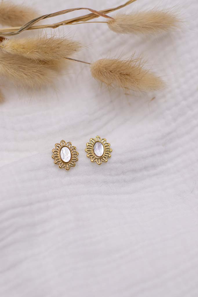 Boucles d'oreilles MARGI dorées