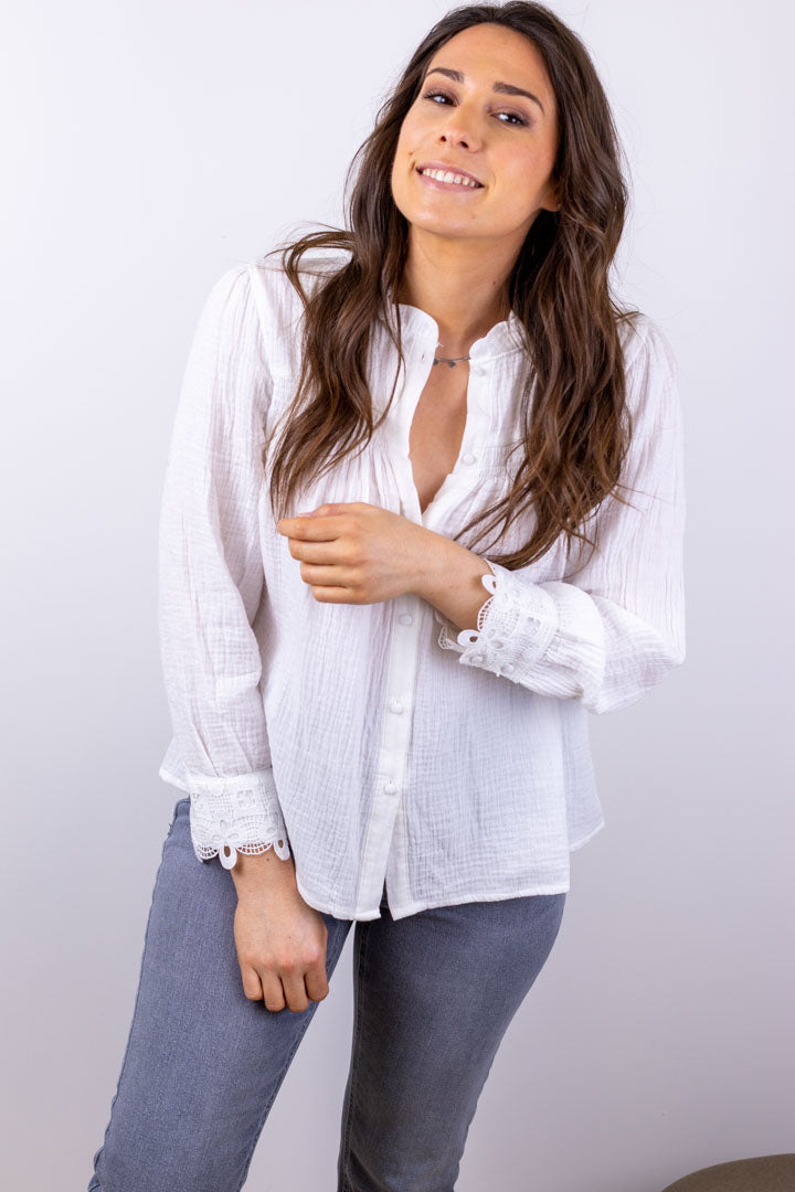 Blouse MARTHE blanche