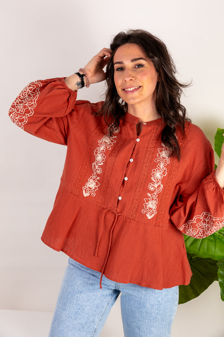Blouse TERRACCOTA