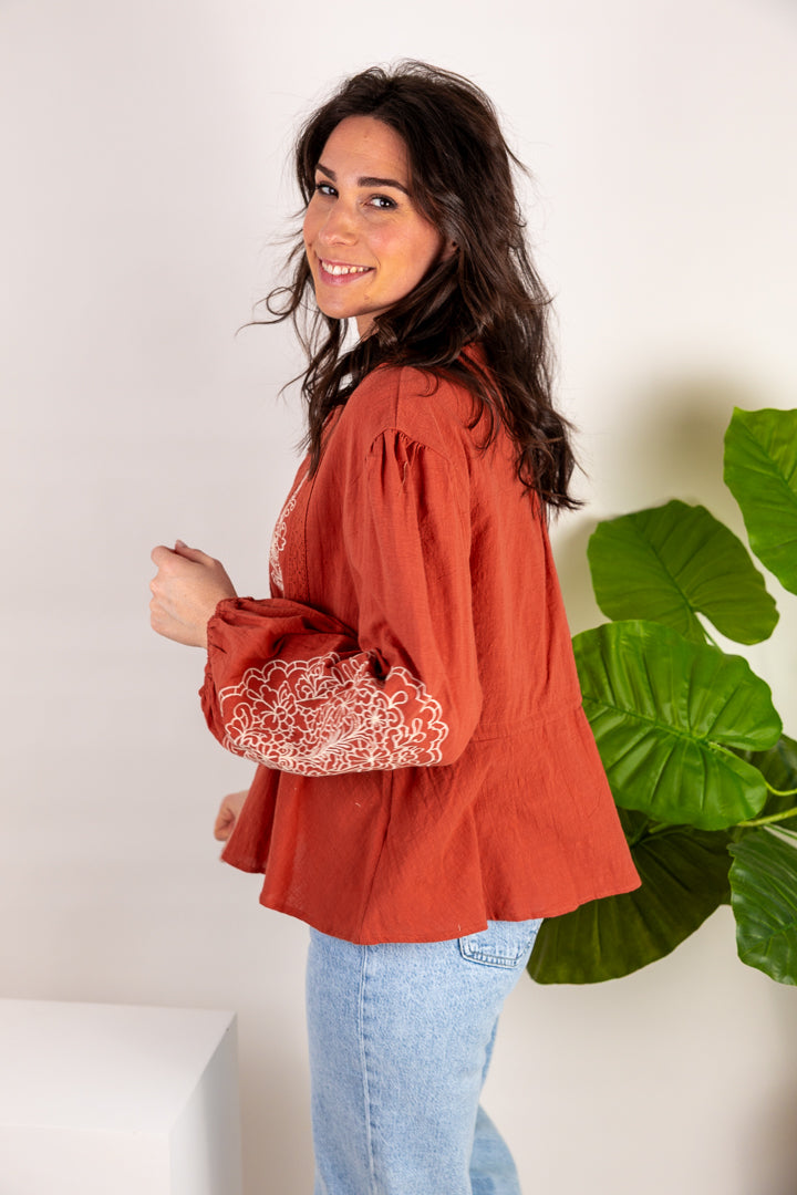 Blouse TERRACCOTA