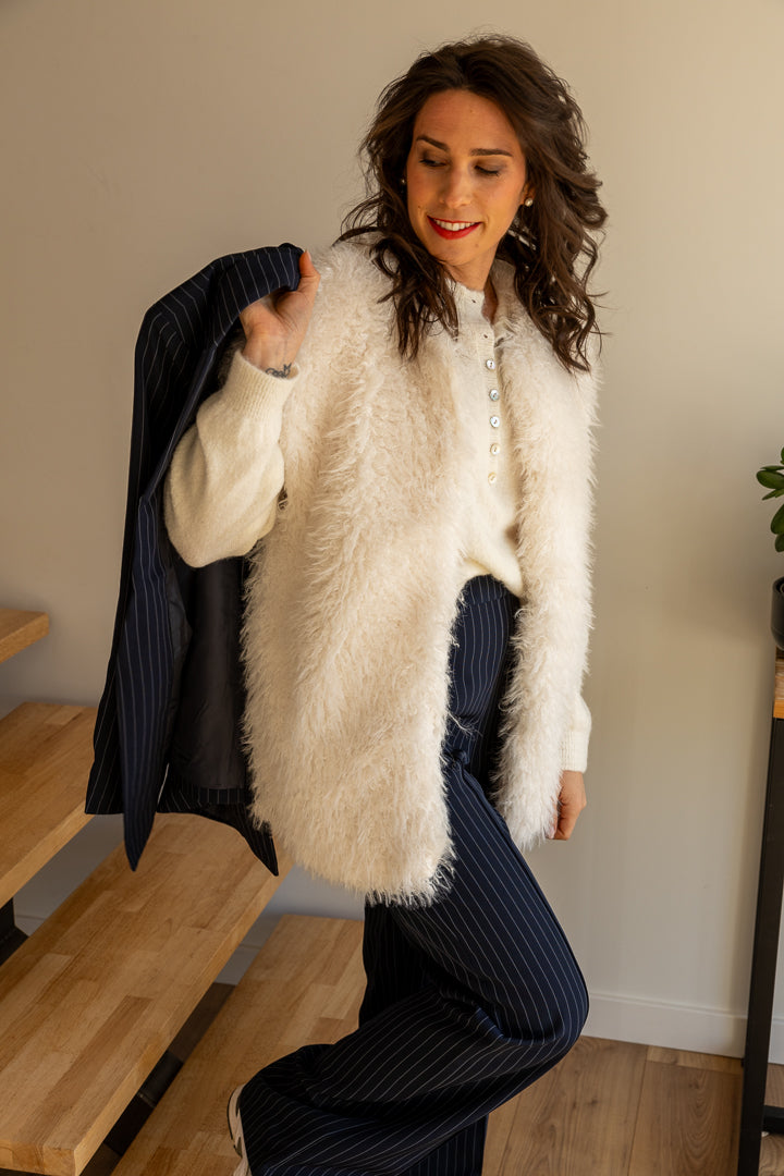 Gilet fourure ALMA