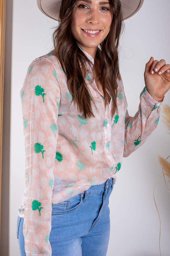 Chemise NICOLE à motifs