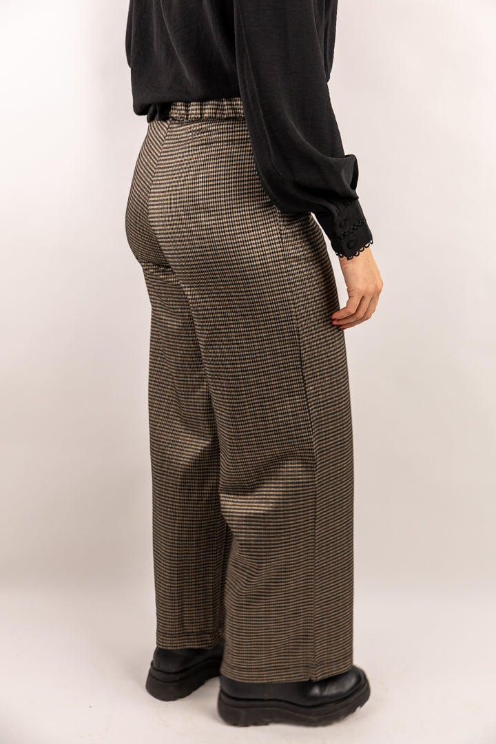 Pantalon AUGE pied-de-poule