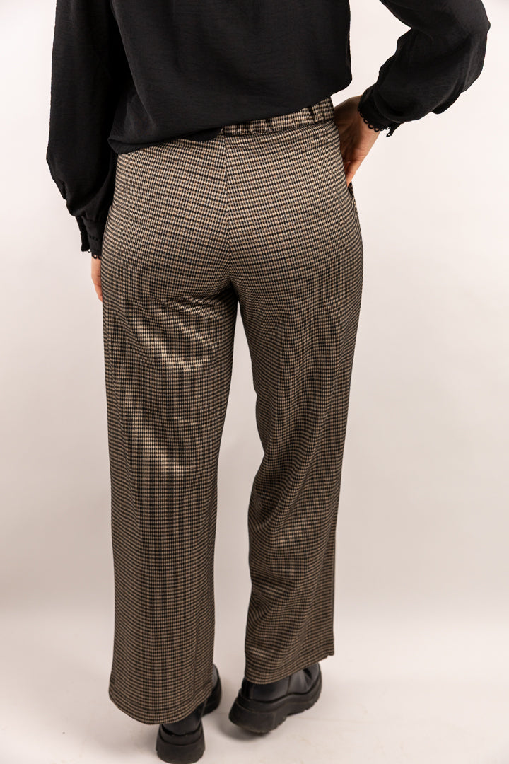 Pantalon AUGE pied-de-poule