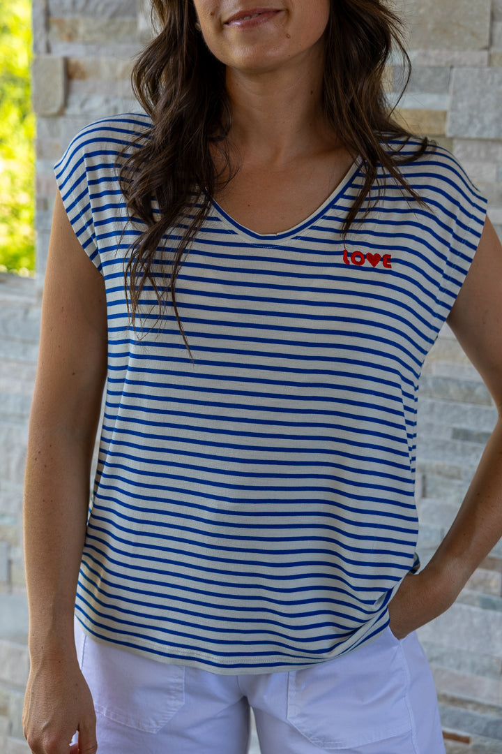 T-shirt VIVA à rayures