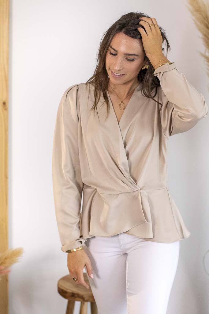 Blouse TIA beige
