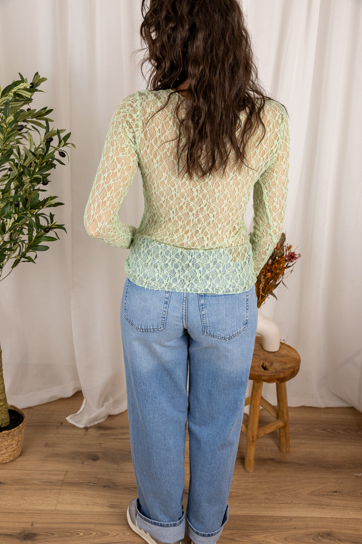 Top OLGA en dentelle