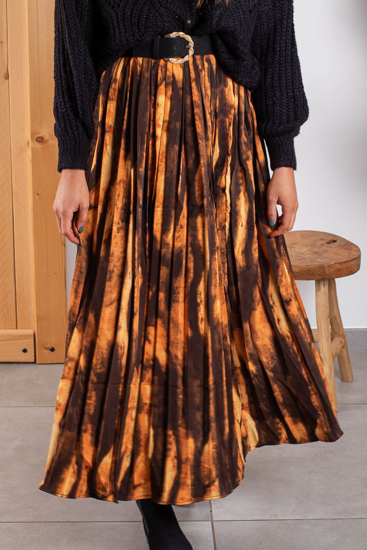 Jupe longue CHEER plissée