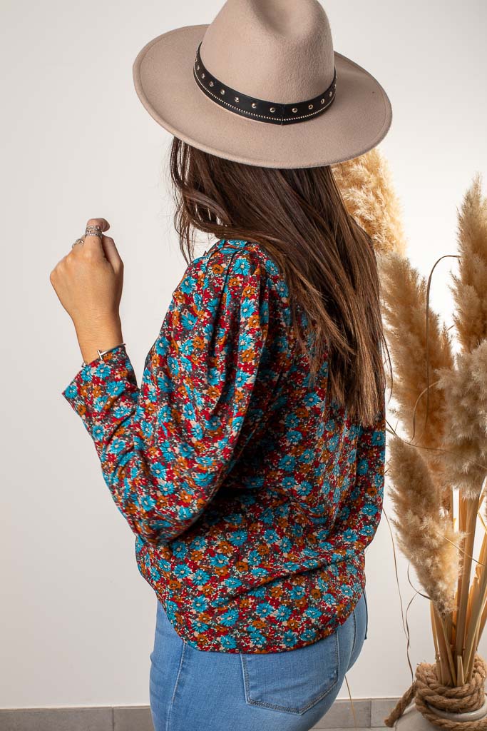 Blouse PAMELA fleurie