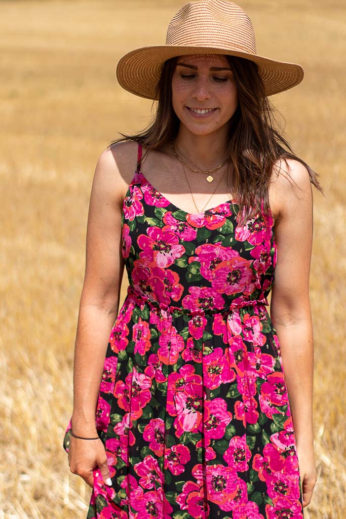 Robe AURIANNE fleurie