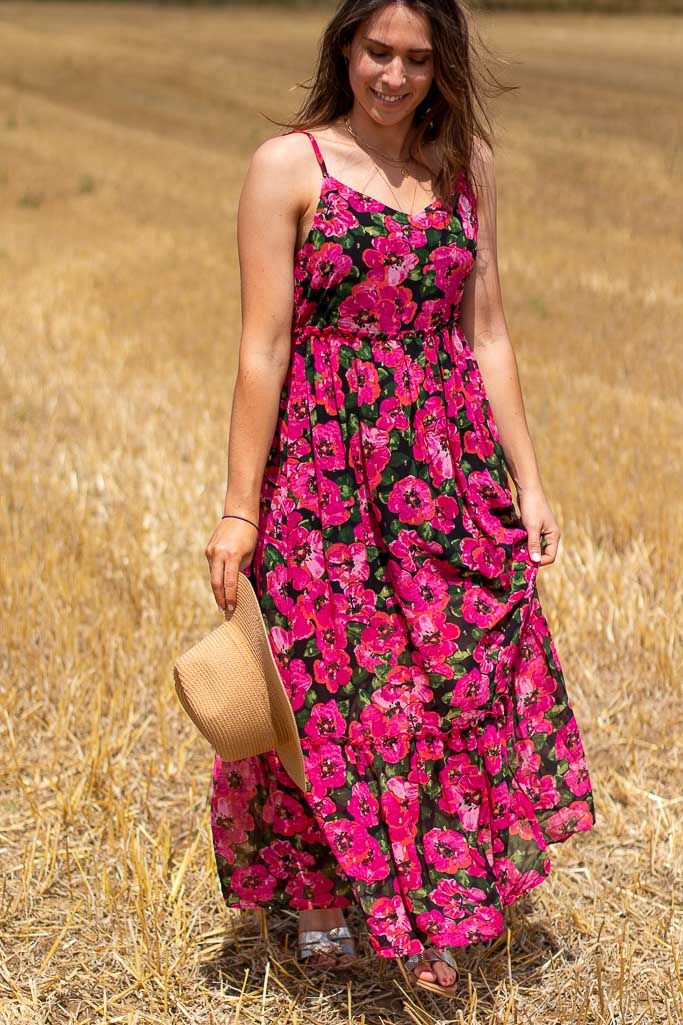 Robe AURIANNE fleurie