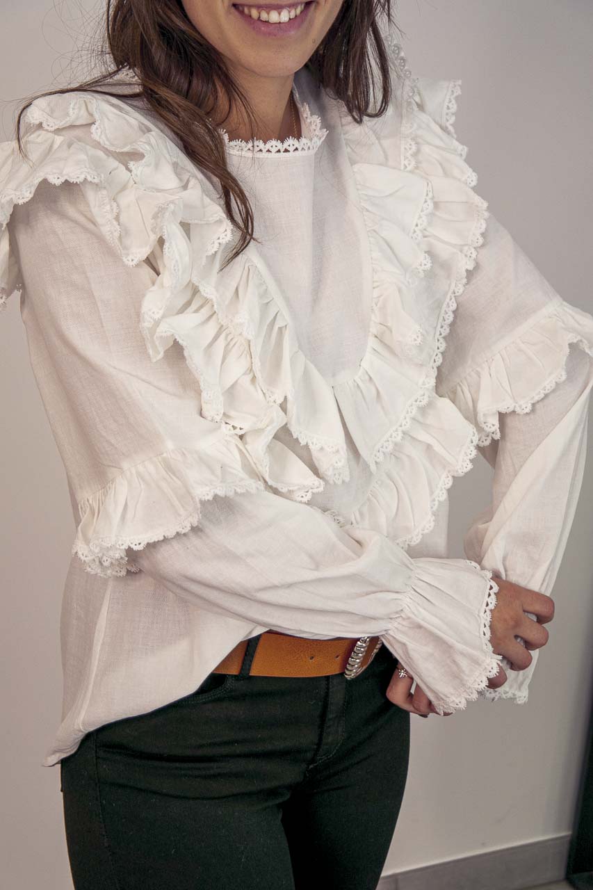 Blouse ALICE blanche