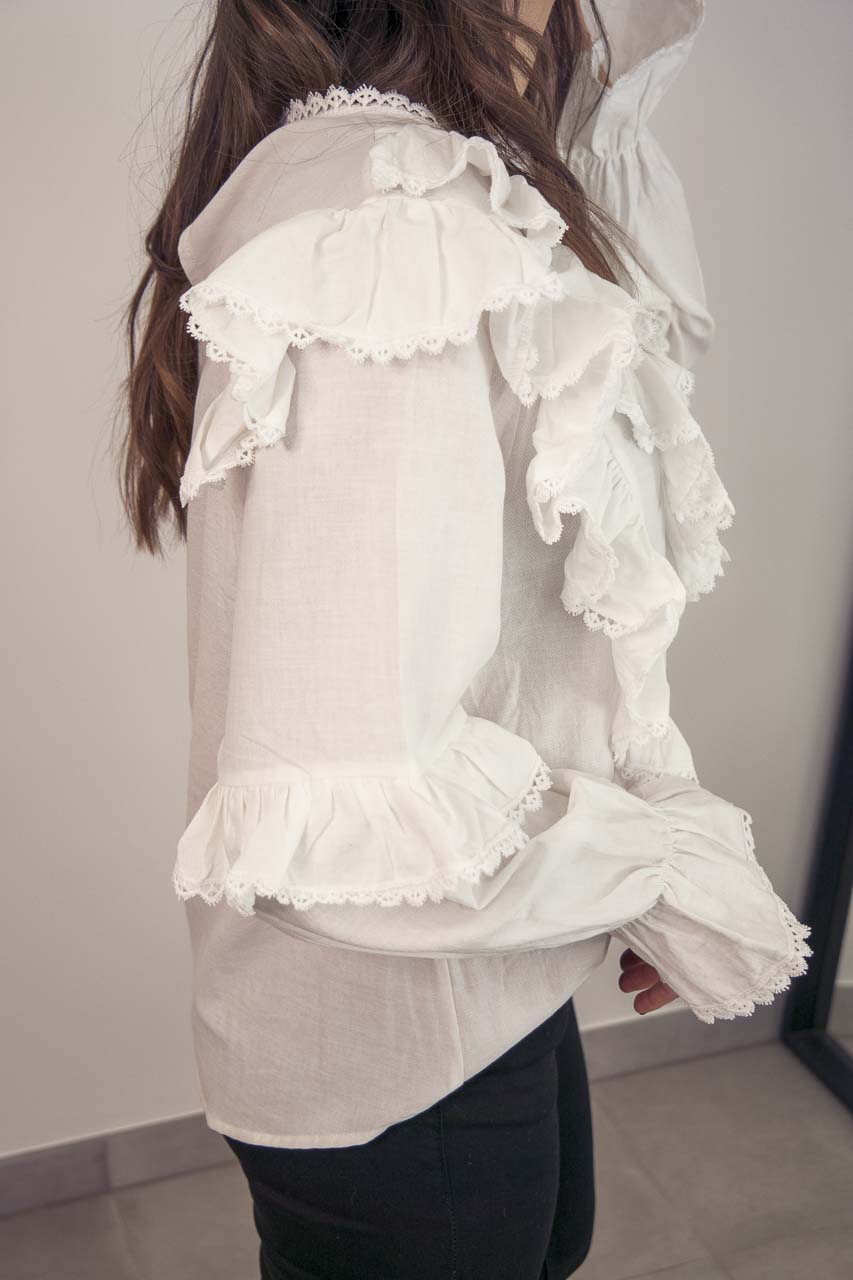 Blouse ALICE blanche