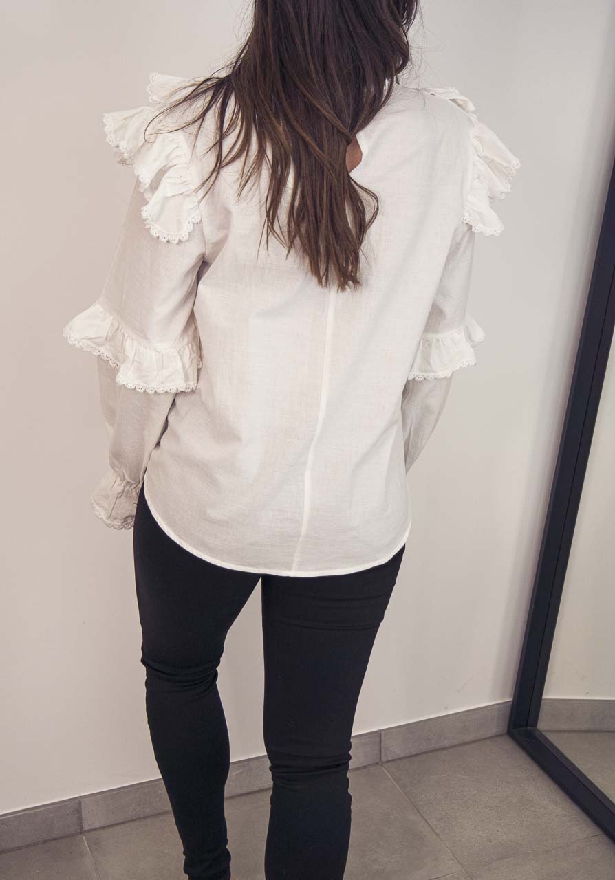 Blouse ALICE blanche