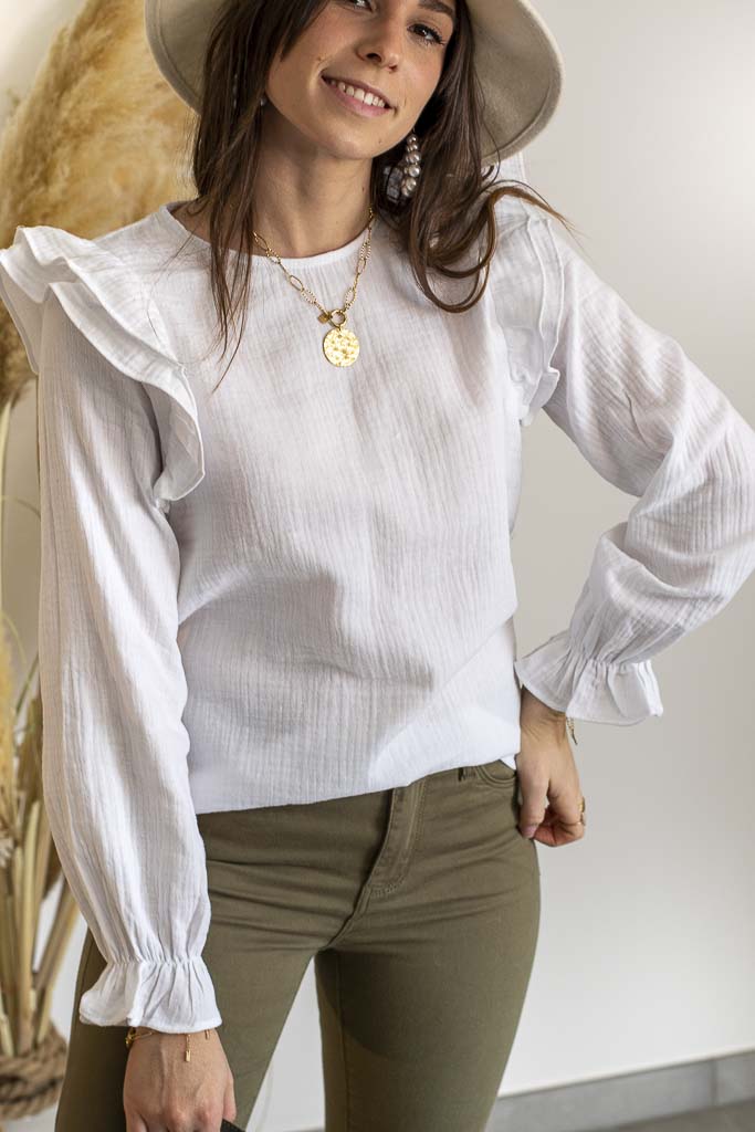 Blouse AMPARO blanche