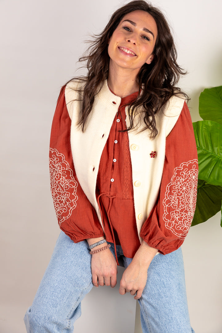 Blouse TERRACCOTA