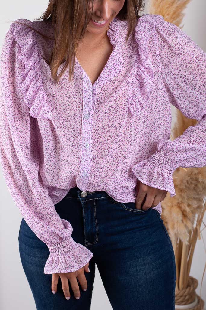 Blouse MOCKA fleurie