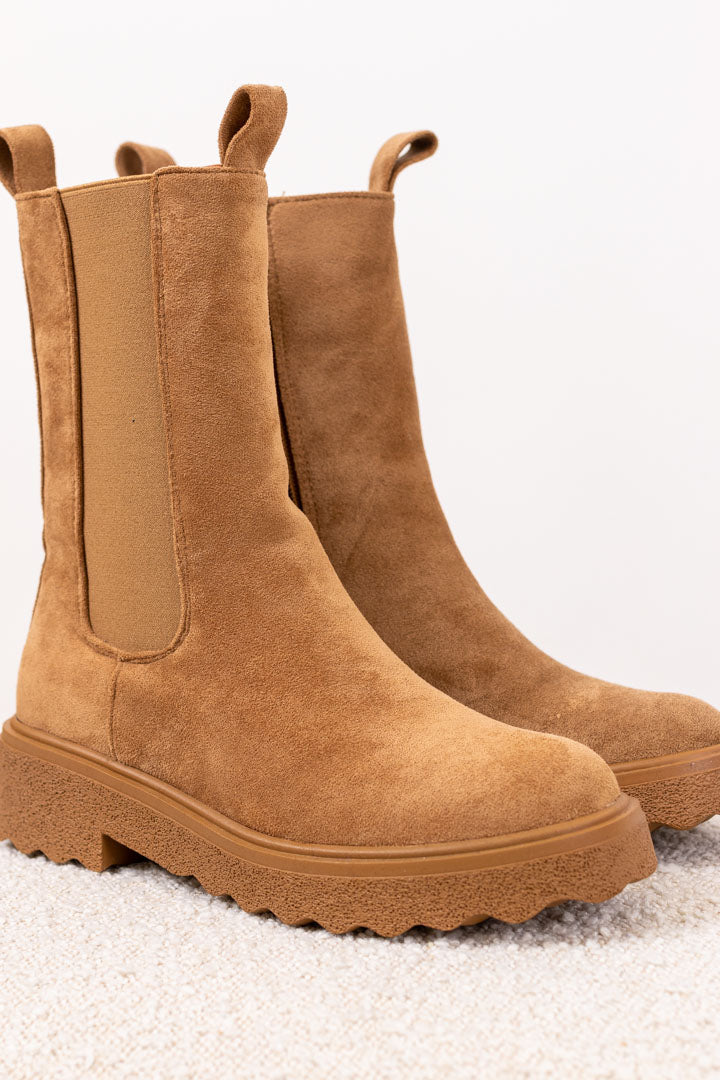 Bottines LINA camel