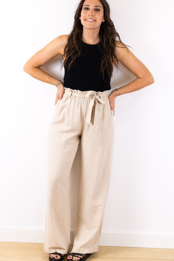 Pantalon YAS beige