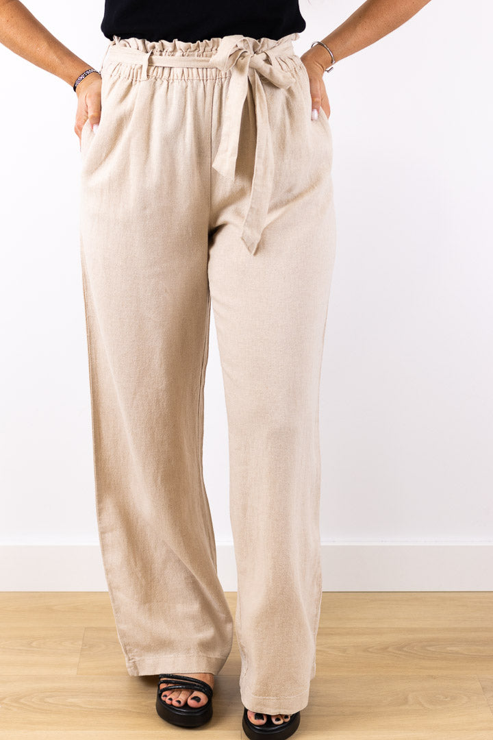 Pantalon YAS beige