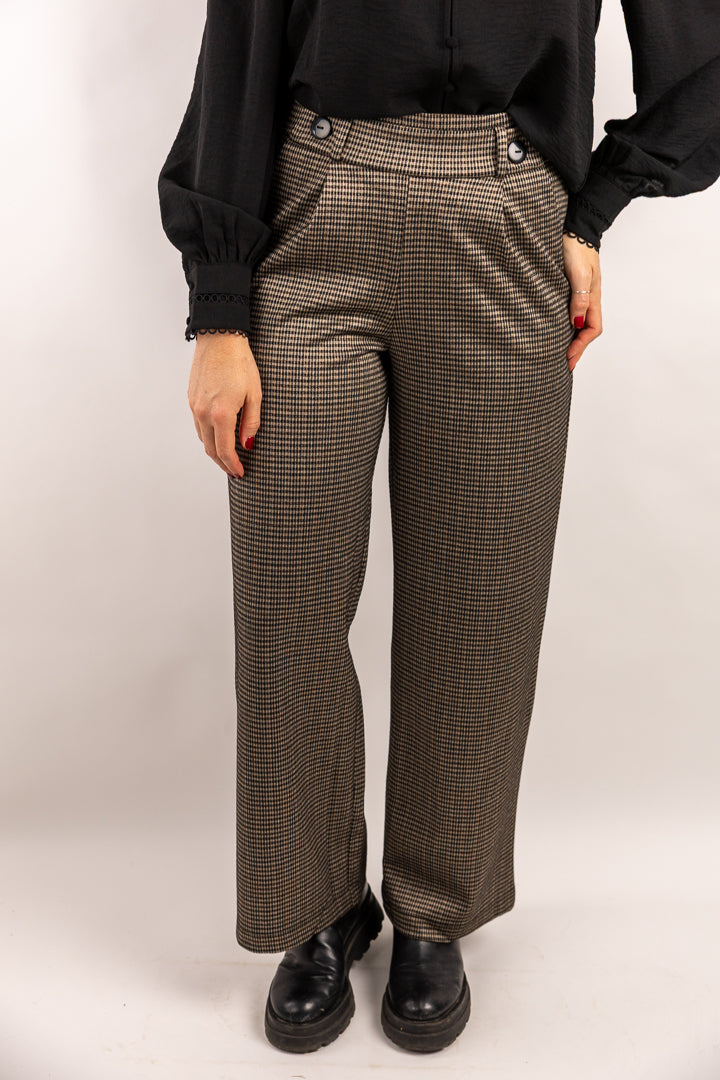 Pantalon AUGE pied-de-poule