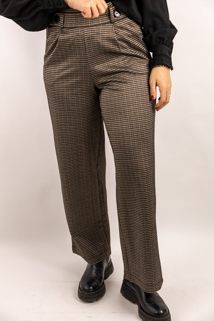 Pantalon AUGE pied-de-poule