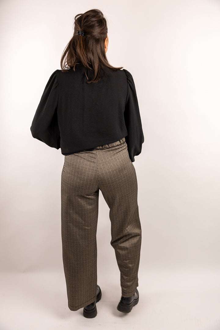 Pantalon AUGE pied-de-poule