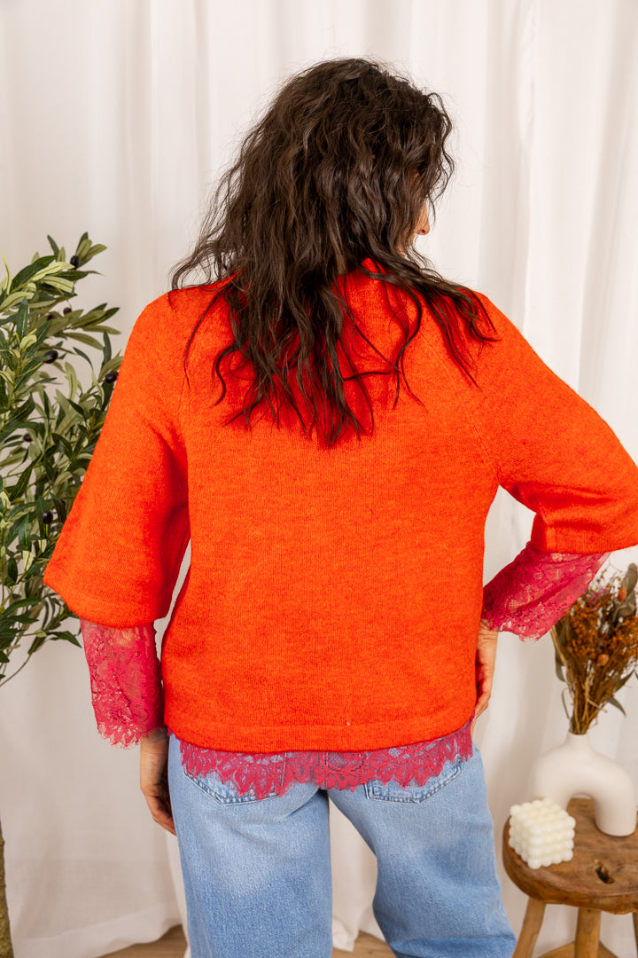 Pull manches courtes ELEANO