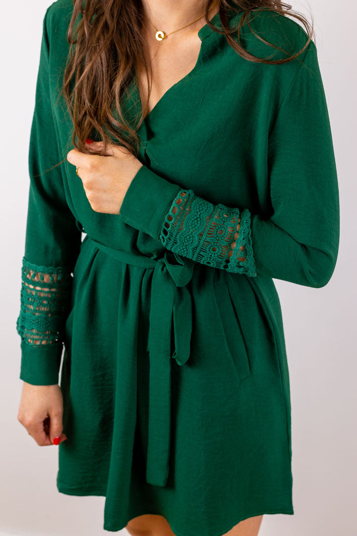 Robe AJOU verte