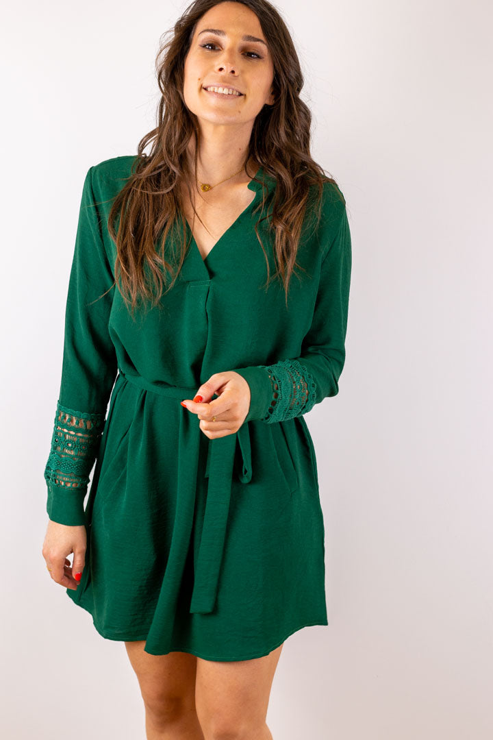 Robe AJOU verte