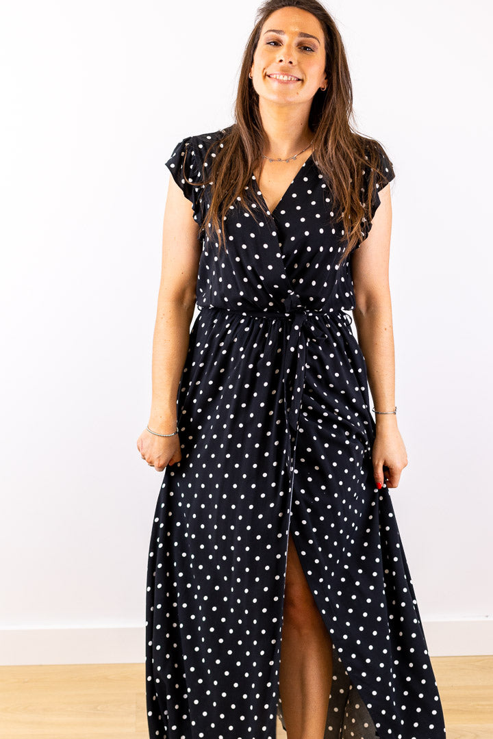 Robe JUNA à pois