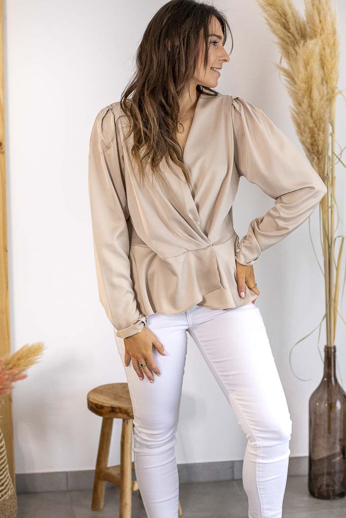 Blouse TIA beige