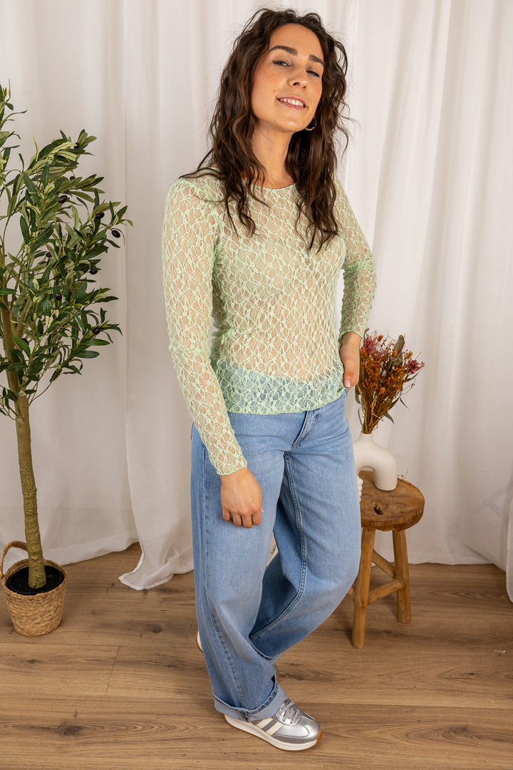 Top OLGA en dentelle