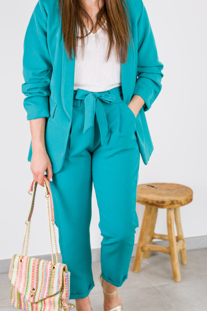 Pantalon WILLOW turquoise