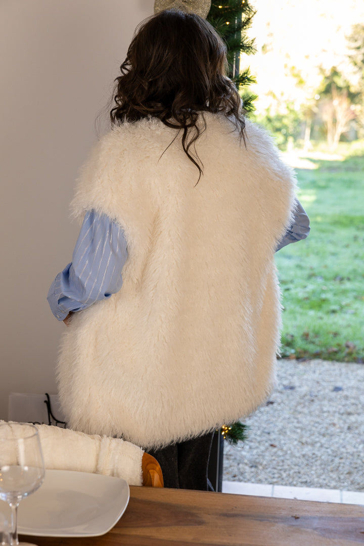 Gilet fourure ALMA