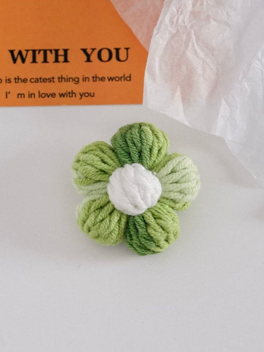 Broche crochet FLEUR